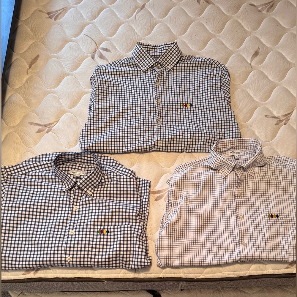 Peter Millar men’s dress shirt - bundle of 3